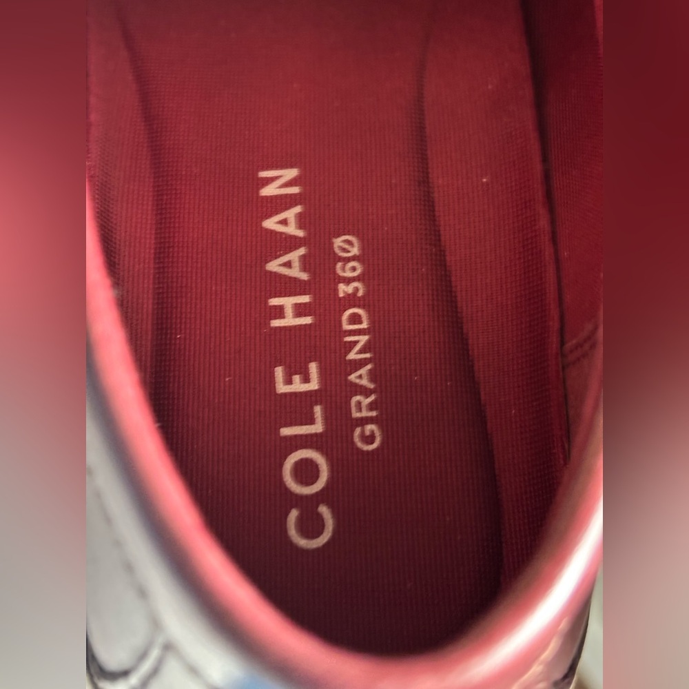 Cole Haan Leather Penny Loafer Dress Shoes Burgundy Grand 360 C38243 - Picture 7 of 7